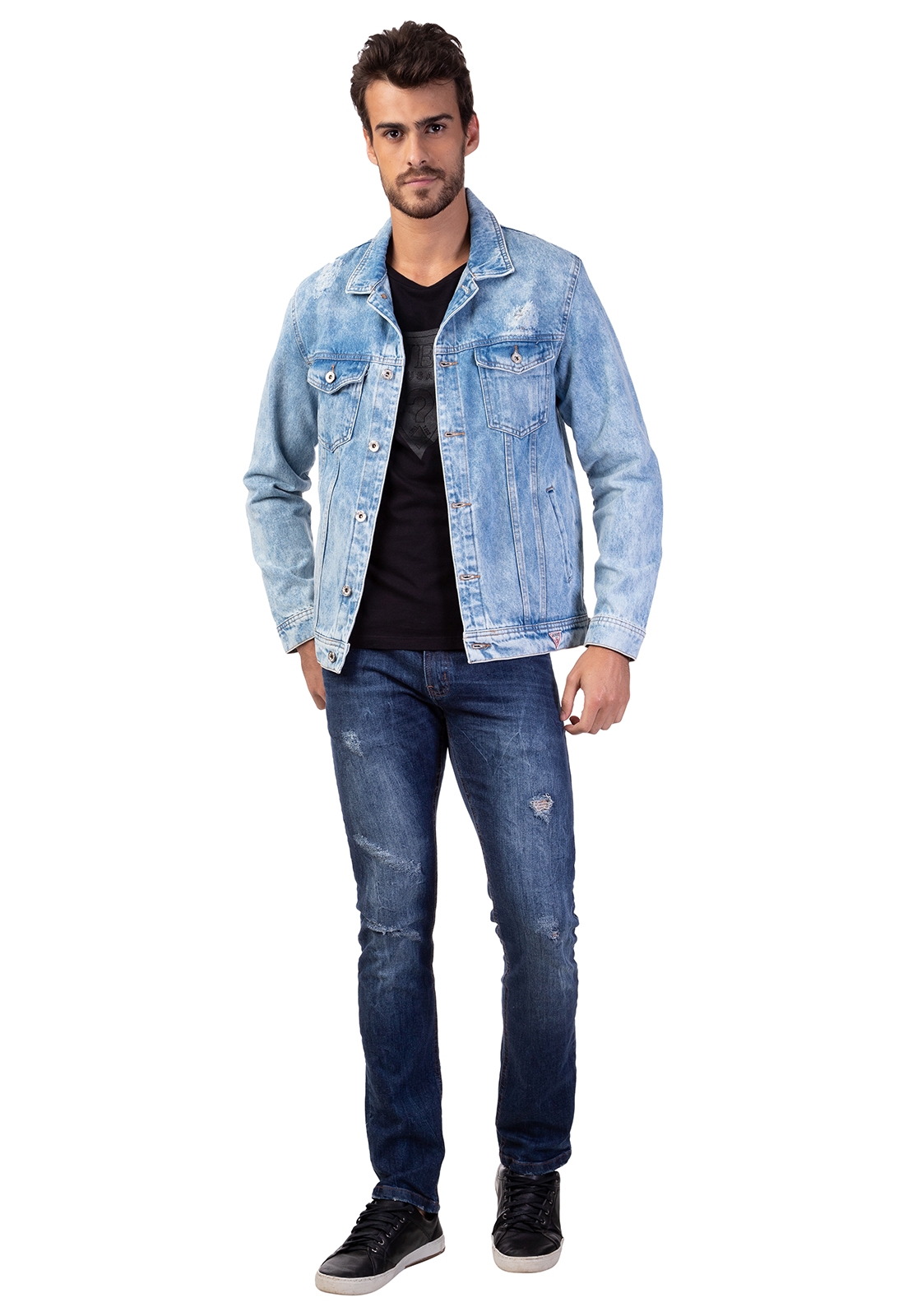 Calças e Jaquetas Jeans Masculinas de Luxo