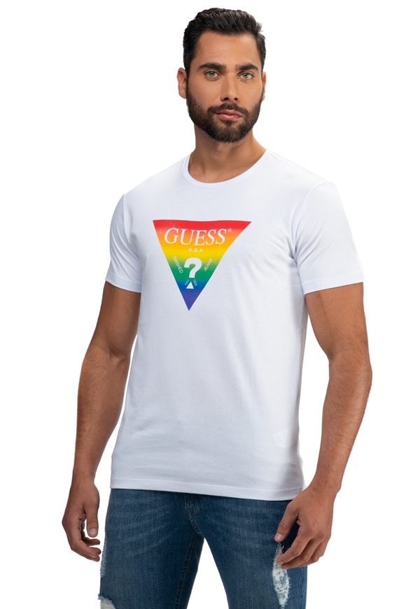 T-Shirt Pride Logo Triangulo Guess