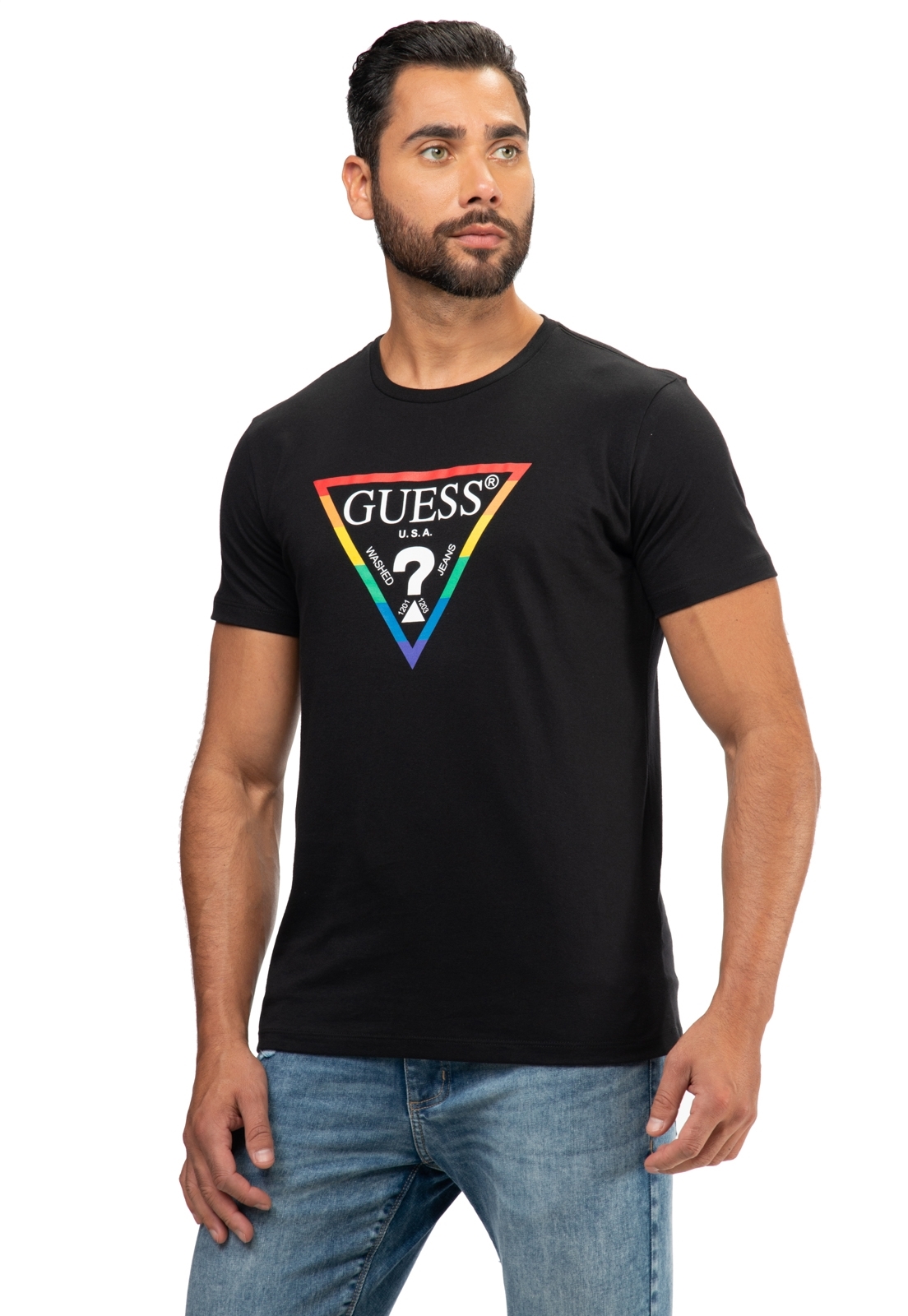 Guess pride t shirt sale