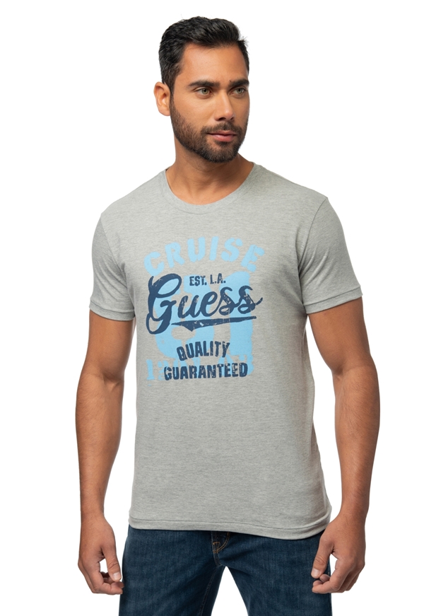 Camiseta Oversized Silk Cruise Guess