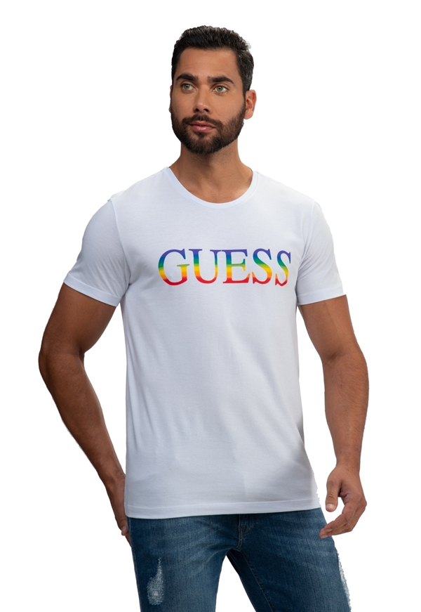 Guess pride hot sale t shirt