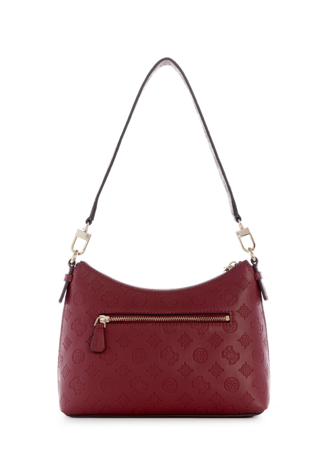 guess sirrah top zip shoulder bag