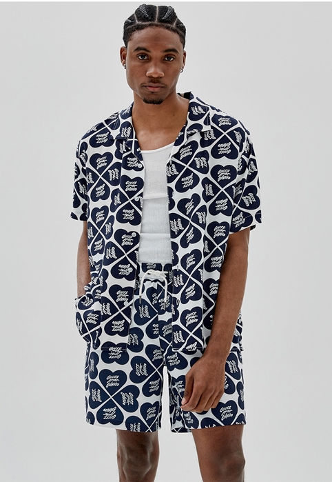 Camisa Coracoes Balvin Guess M2YH11WD4Z2