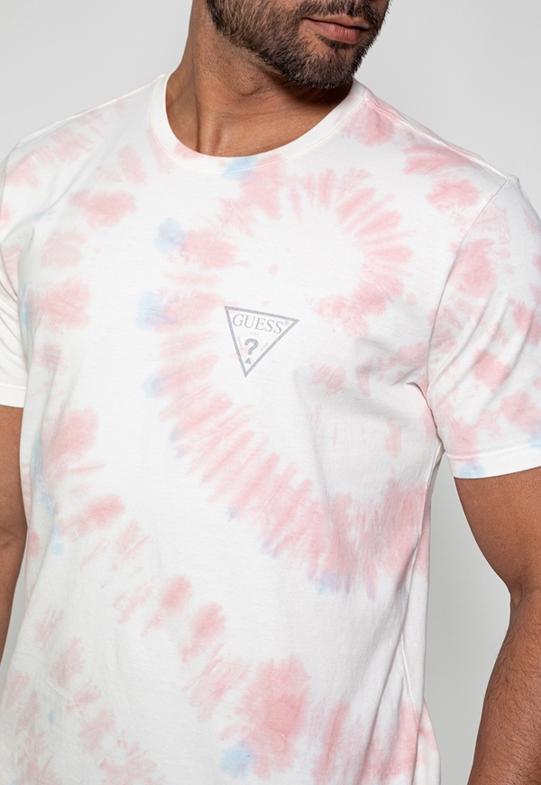 Camiseta tie dye cheap guess